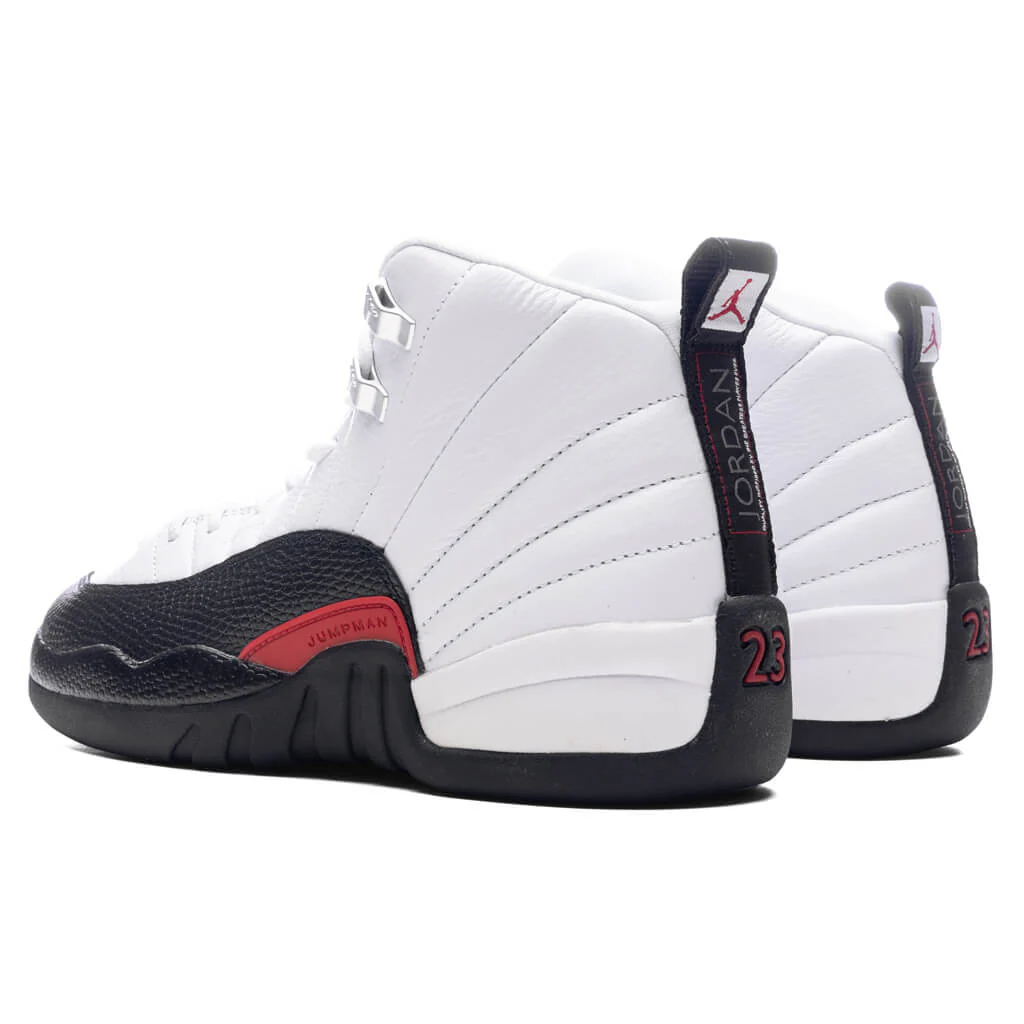 Air Jordan 12 Retro (GS) - White/Gym Red/Black - Image 3