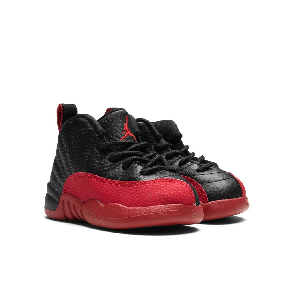Air Jordan 12 Retro 'Flu Game' (PS) - Black/Varsity Red - Image 2