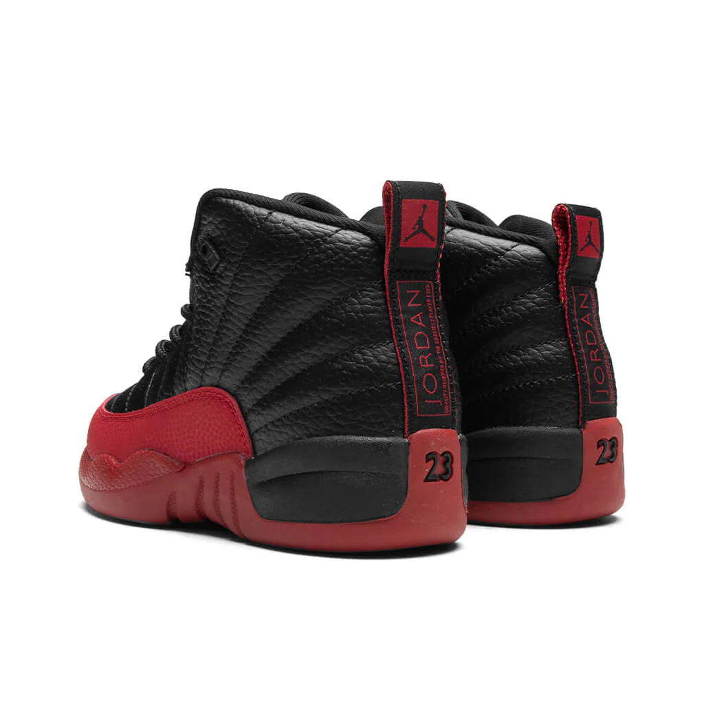 Air Jordan 12 Retro 'Flu Game' (PS) - Black/Varsity Red - Image 3