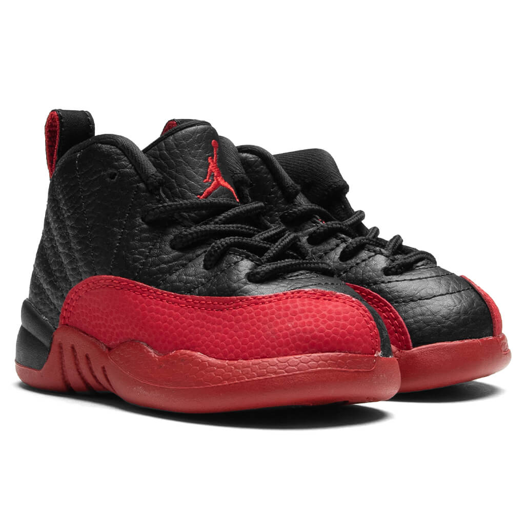 Air Jordan 12 Retro 'Flu Game' (TD) - Black/Varsity Red - Image 2
