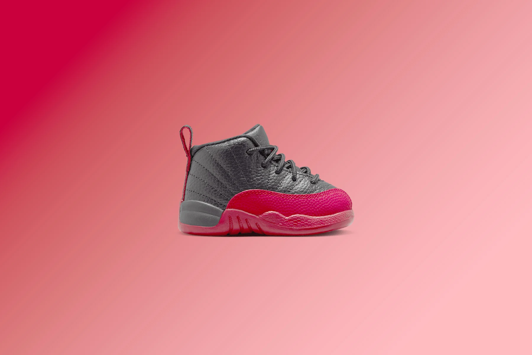 Air Jordan 12 Retro 'Flu Game' (TD) - Black/Varsity Red - Image 5