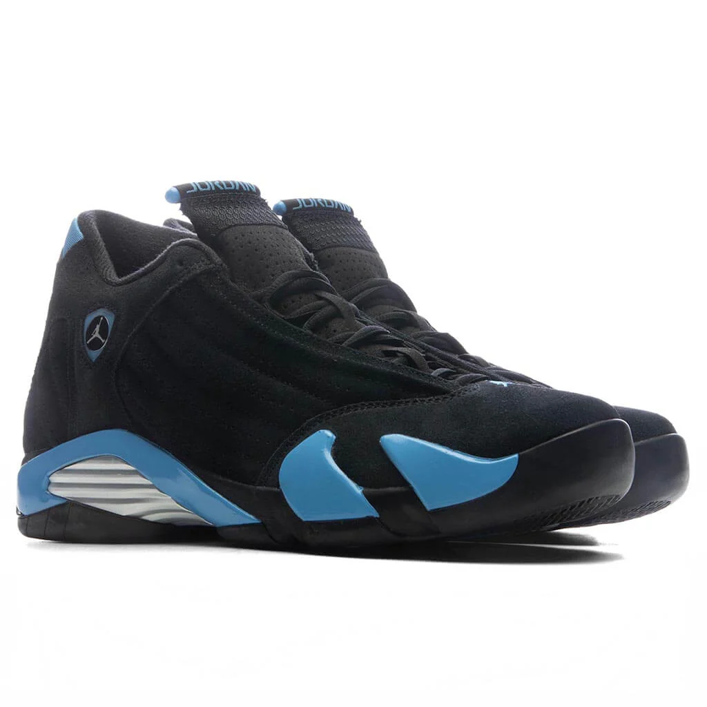 Air Jordan 14 Retro 'University Blue' - Black/White/University Blue - Image 2