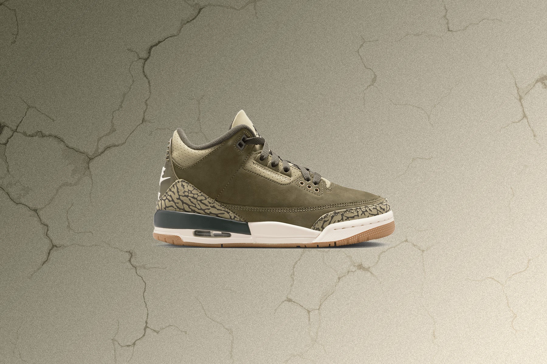 Air Jordan 3 Retro 'Family Affair' (GS) - Medium Olive/Neutral Olive/Sequoia - Image 5