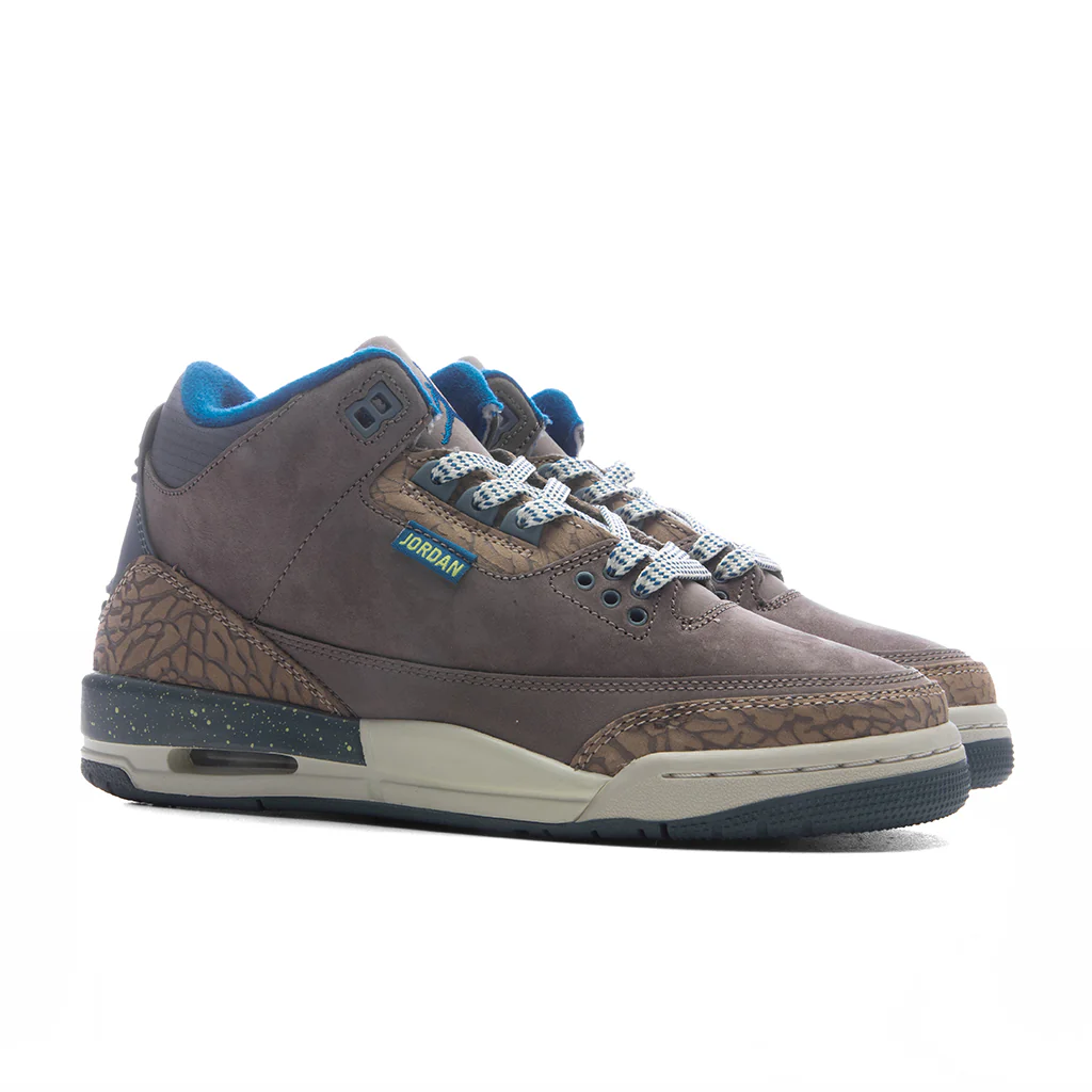 Air Jordan 3 Retro 'We Outside' (GS) - Olive Grey/Green Abyss/Khaki - Image 2
