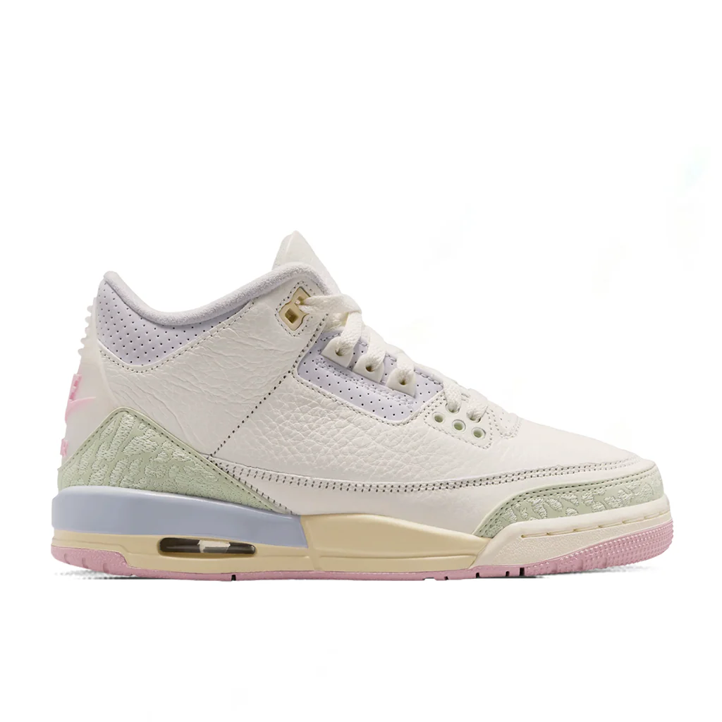 Air Jordan 3 Retro OG 'Spring is in the Air' (GS) - Sail/Aura/Jade Aura