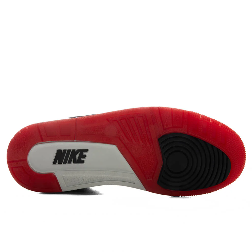 Air Jordan 3 Retro OG 'World's Best Dad' - Sail/Black/University Red/Pale Ivory - Image 4