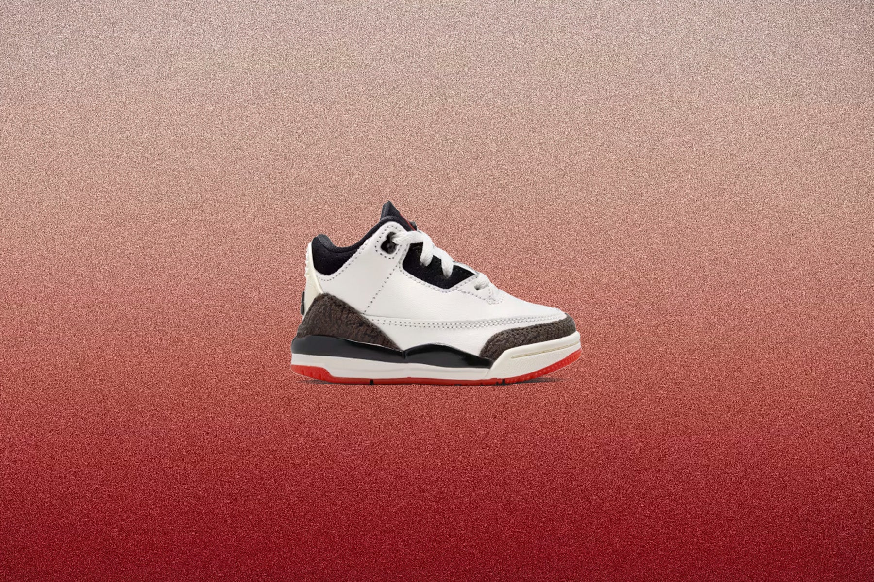 Air Jordan 3 Retro OG 'World's Best Dad' (TD) - Sail/Black/University Red/Pale Ivory - Image 7