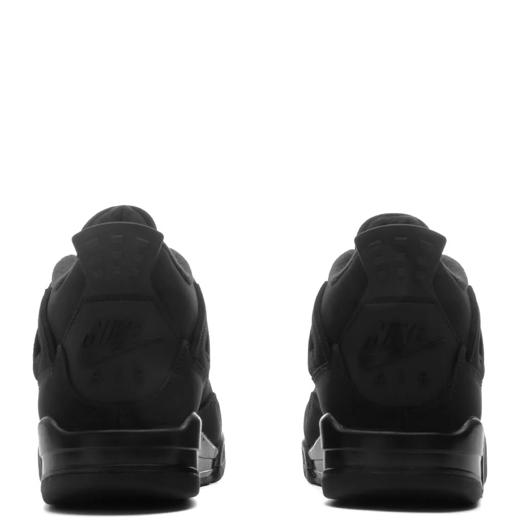 Air Jordan 4 Retro 'Black Cat' (GS) - Black/Light Graphite - Image 4