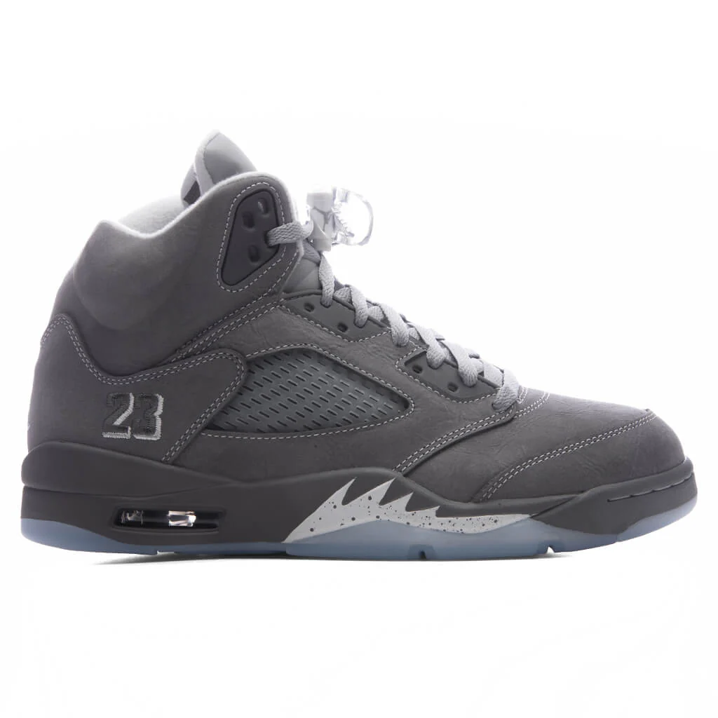 Air Jordan 5 Retro 'Wolf Grey' - Light Graphite/White/Wolf Grey