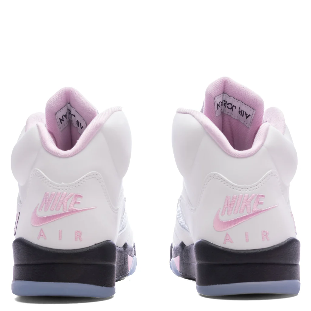 Air Jordan 5 Retro OG '35th Anniversary' - White/Med Soft Pink/Black - Image 4
