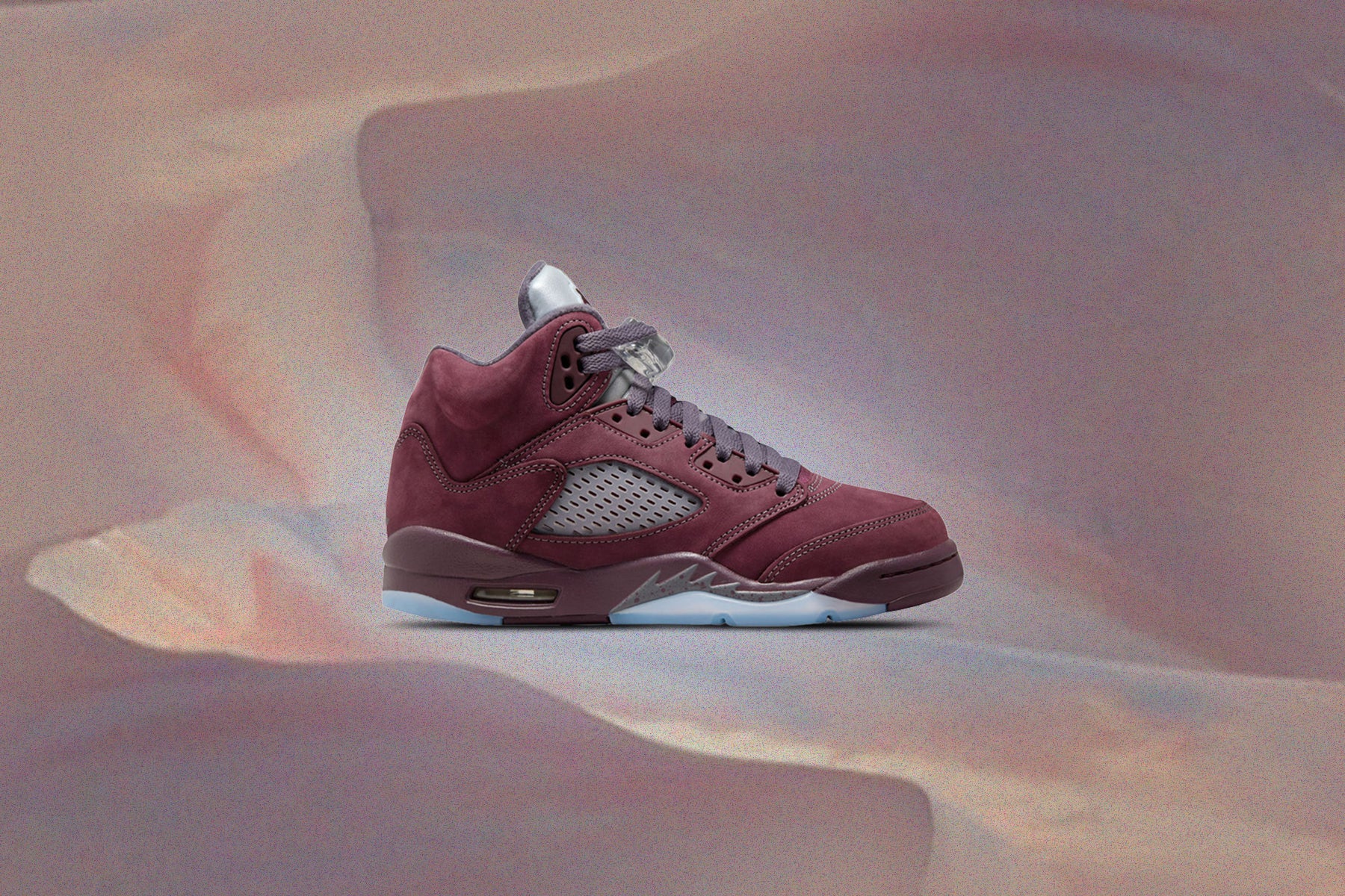 Air Jordan 5 Retro SE (GS) - Deep Burgundy/Light Graphite - Image 5
