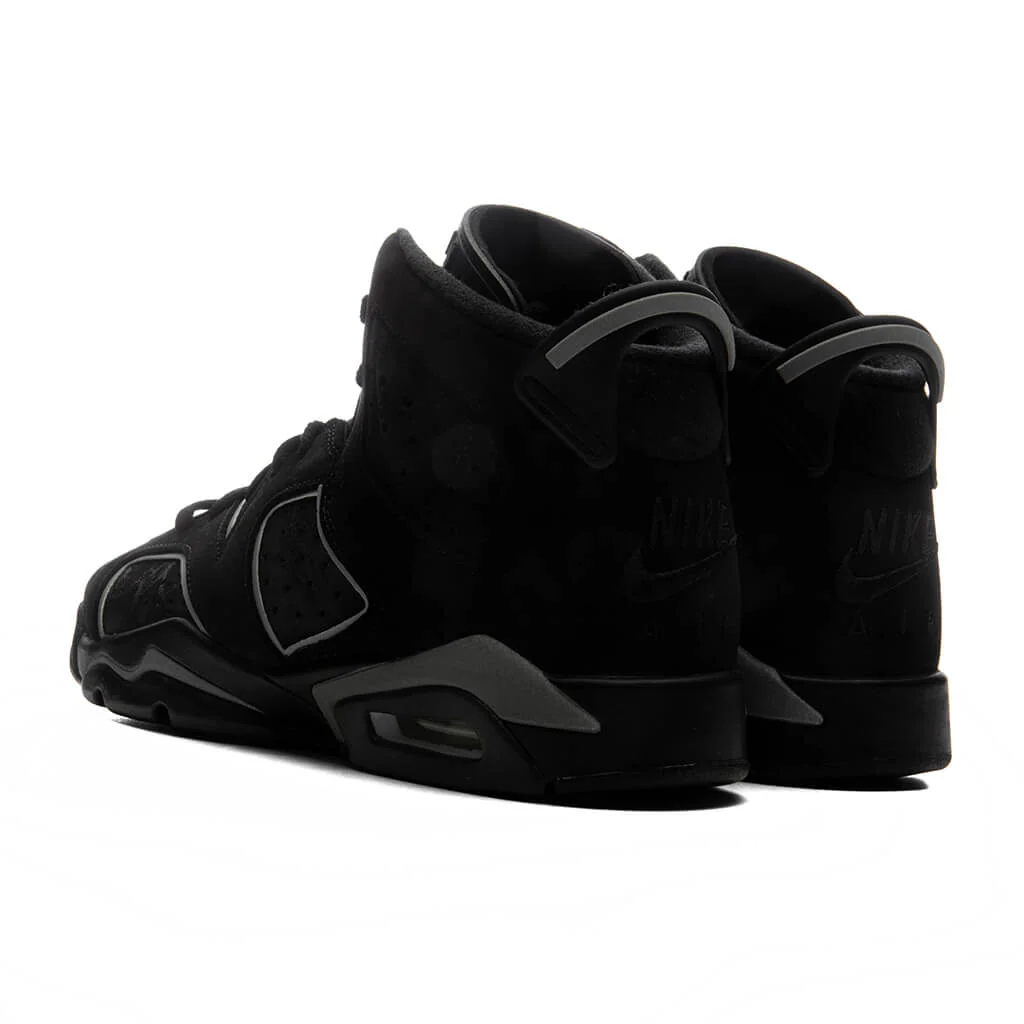 Air Jordan 6 Retro 'Cap and Gown' (GS) - Black/Reflect Silver/Black - Image 2