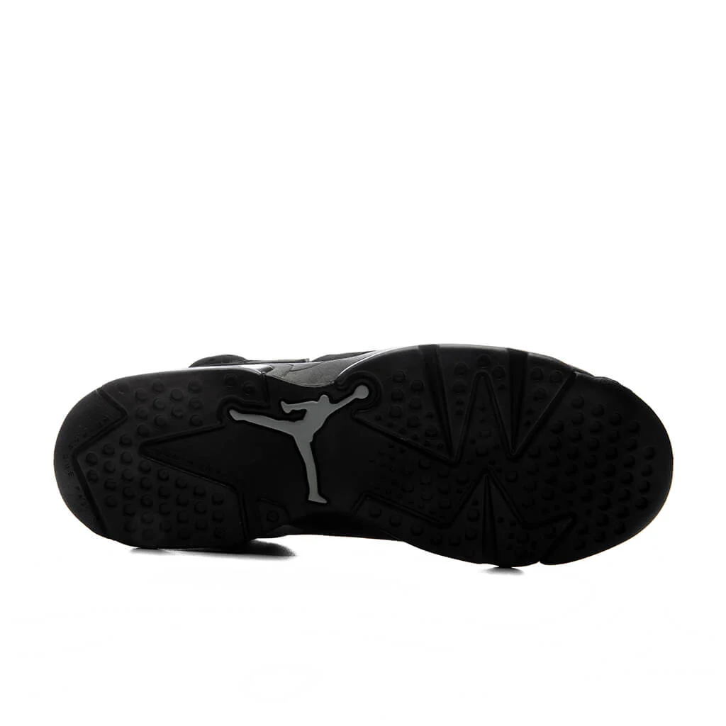 Air Jordan 6 Retro 'Cap and Gown' (GS) - Black/Reflect Silver/Black - Image 4