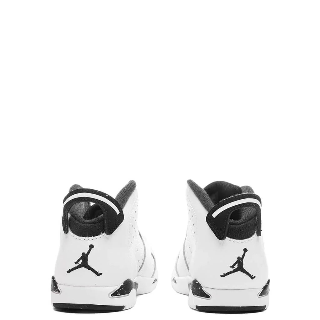 Air Jordan 6 Retro (TD) 'Reverse Oreo' - White/Black - Image 4