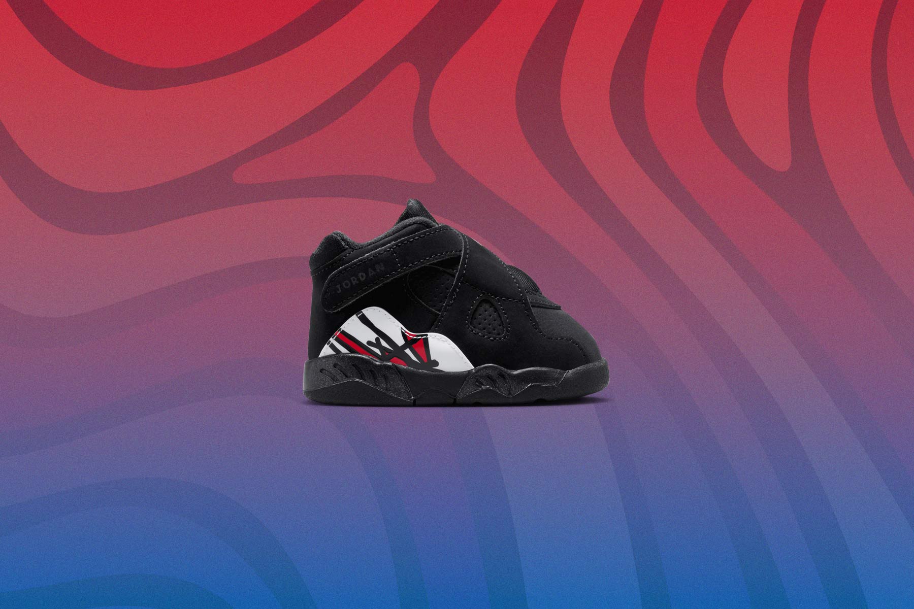 Air Jordan 8 Retro Playoffs (TD) - Black/True Red - Image 5
