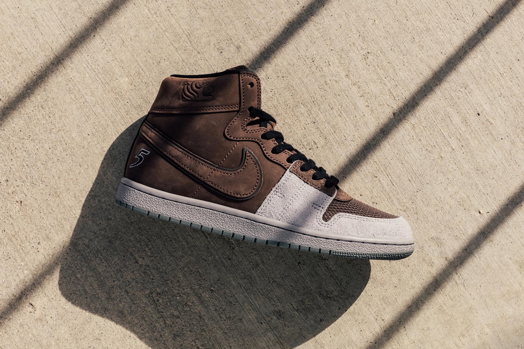 Air Jordan x Soul Goods Air Ship 'Prove Yourself' - Baroque Brown/Black/Cement Grey - Image 5