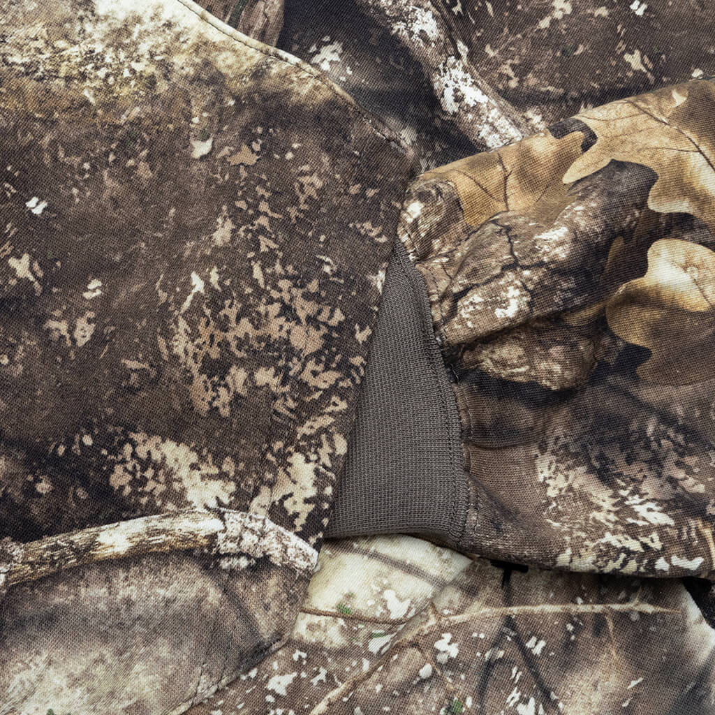 Brooklyn Fleece Pullover Realtree - Medium Olive/Sail - Image 3