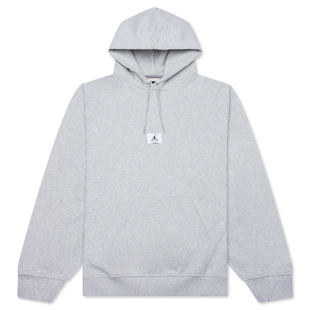 Flight Fleece Pullover Hoodie - Grey Heather/Black