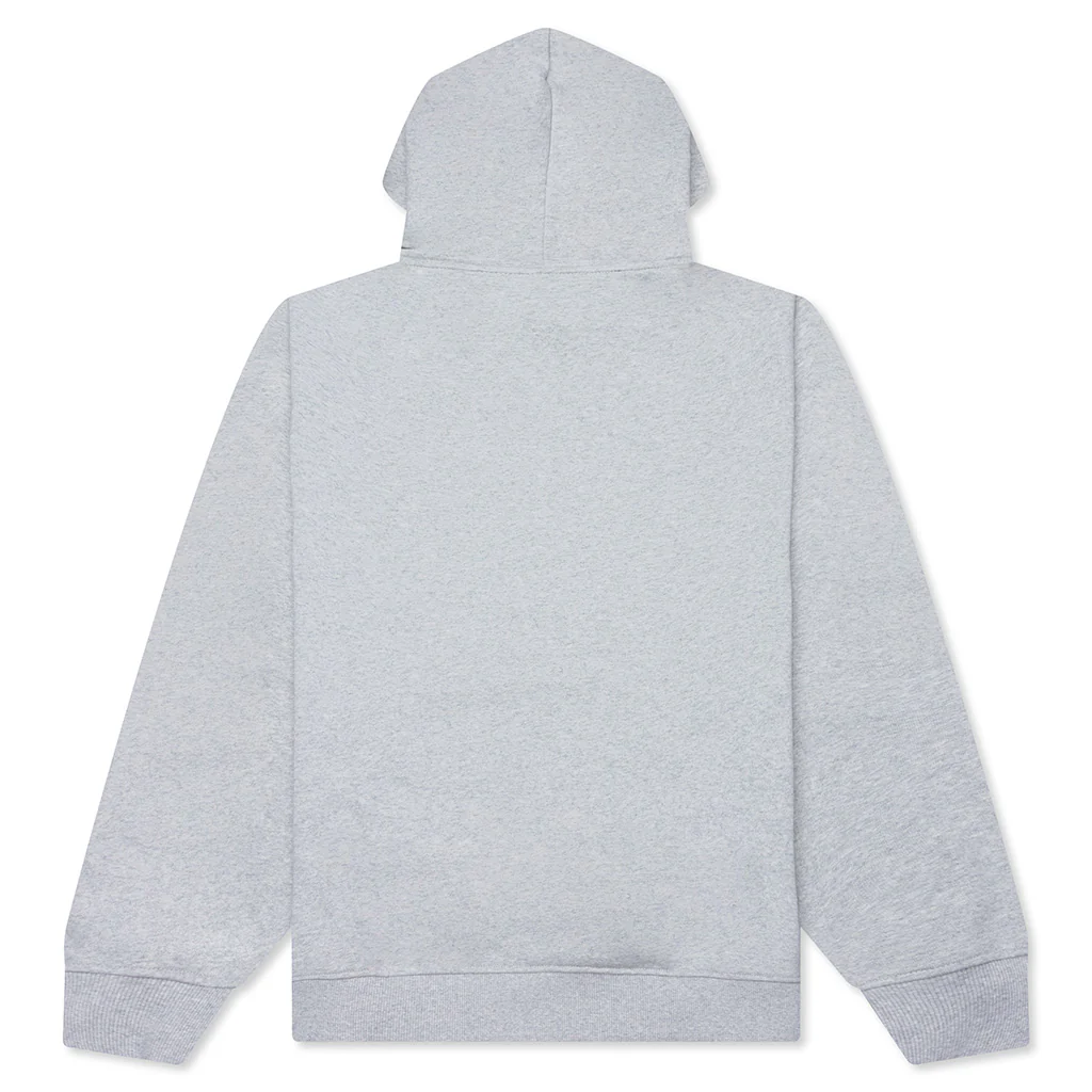 Flight Fleece Pullover Hoodie - Grey Heather/Black - Image 2