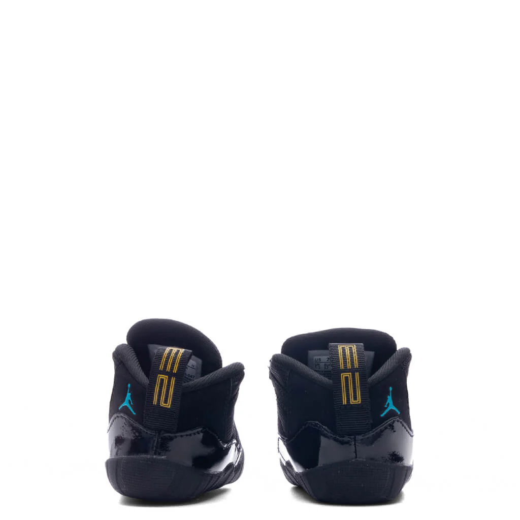 Air Jordan 11 Infant 'Gamma'- Black/Gamma Blue/Varsity Maize - Image 4