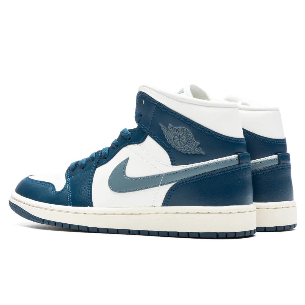 Women's Air Jordan 1 Mid - Sky J FR Blue/Ozone Blue/Sail - Image 3