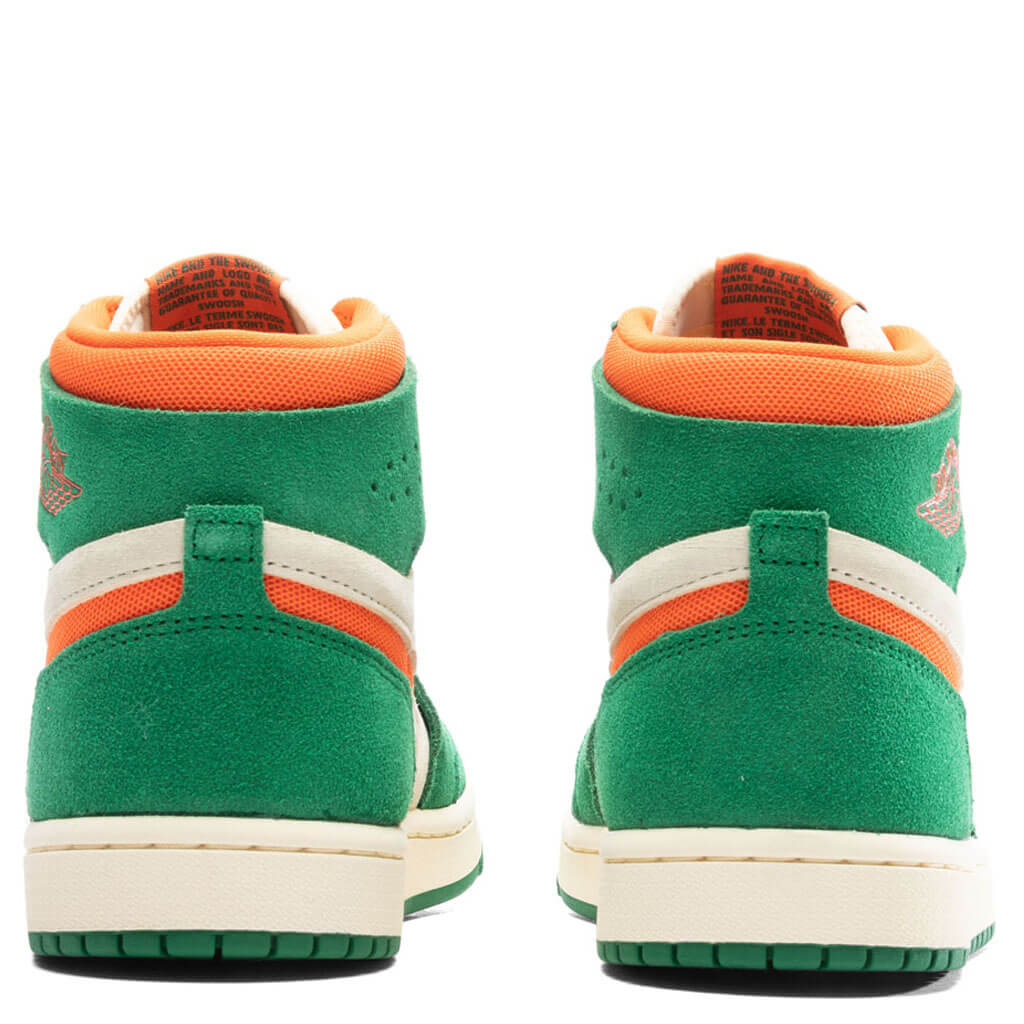 Women's Air Jordan 1 Zoom CMFT 2 - Pine Green/Orange Blaze/Muslin - Image 4