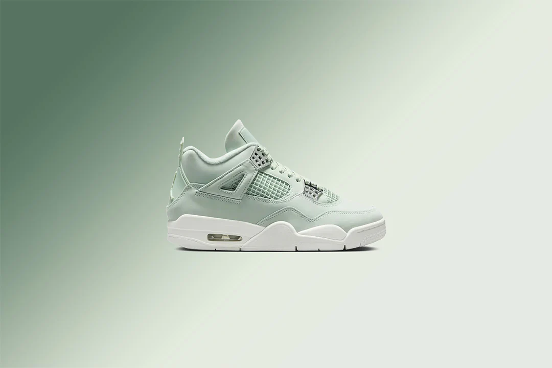 Women's Air Jordan 4 Retro 'Abundance'- Seafoam/Sail/Metallic Silver - Image 5