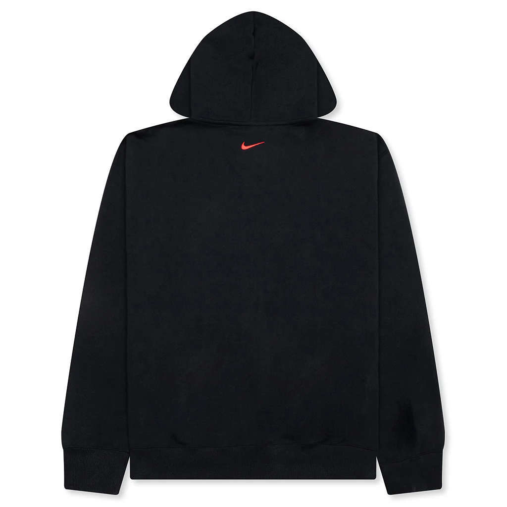 Jordan x Awake NY Full-Zip Fleece Hoodie - Black/University Red - Image 2