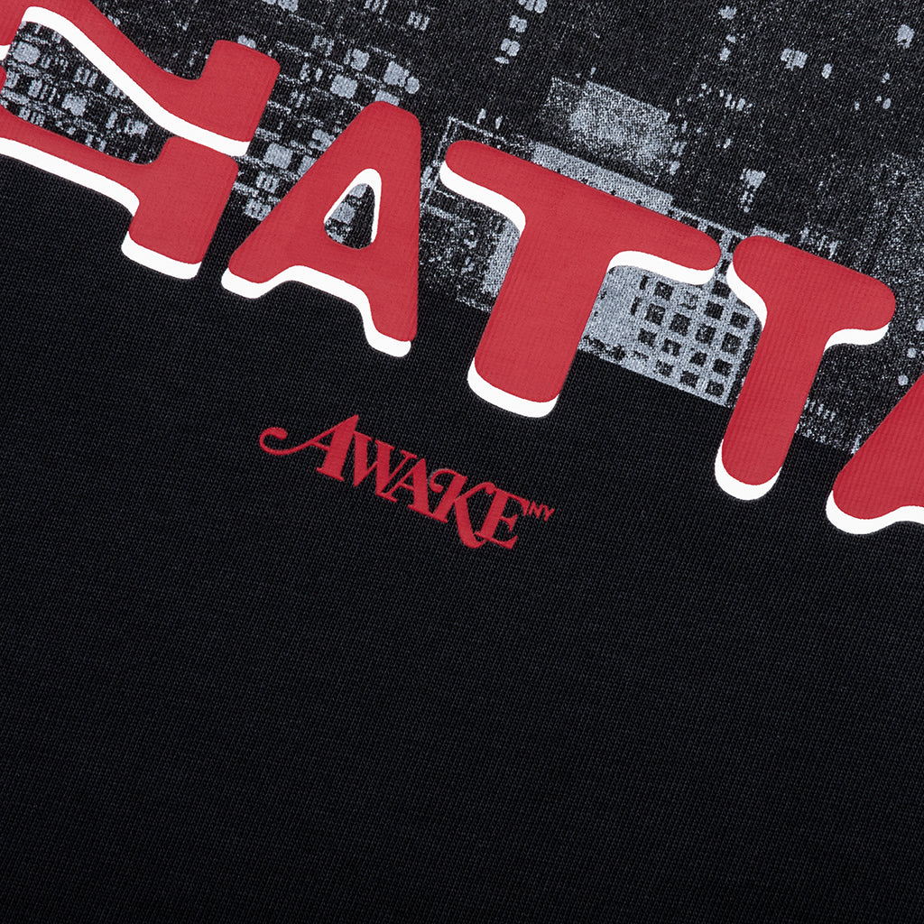 Jordan x Awake NY Tee - Black/White/University Red - Image 4
