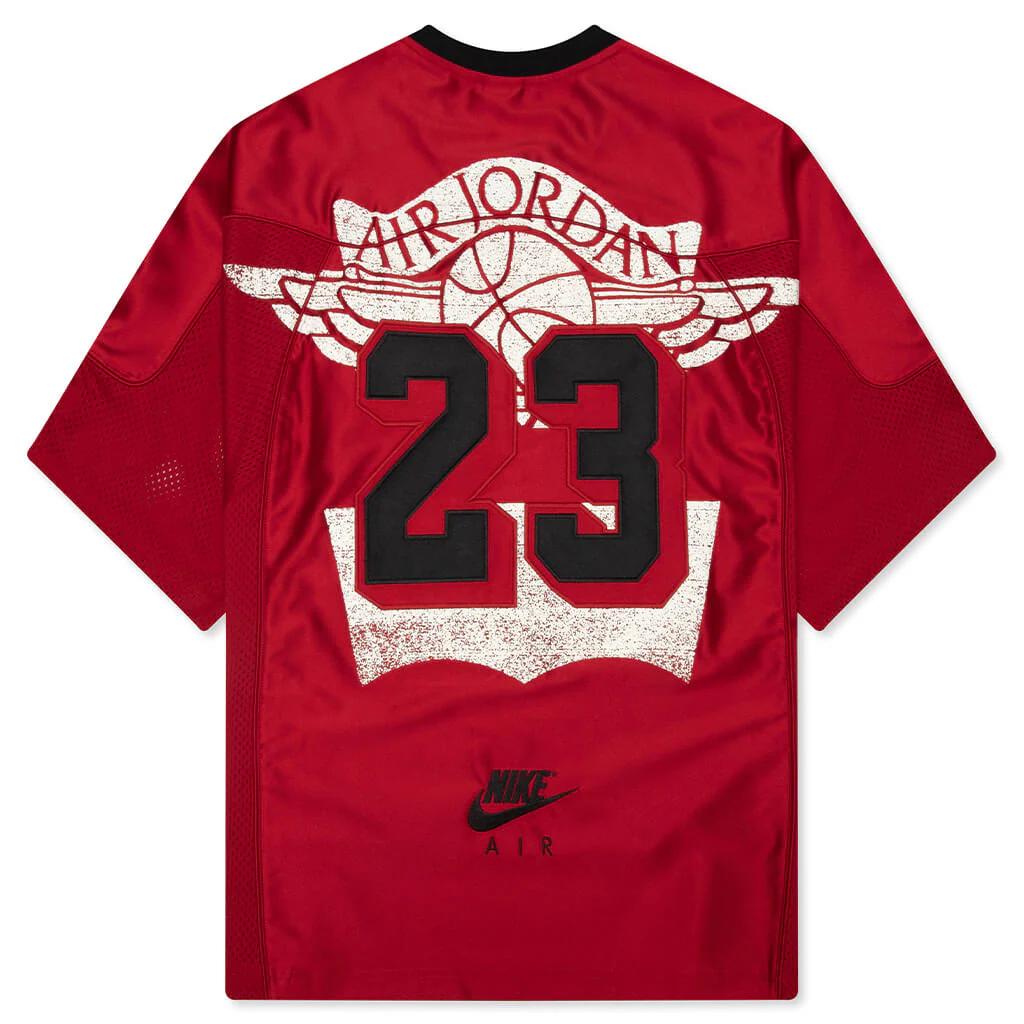 Jordan x Levi's Jersey - Gym Red/Black/Pale Ivory - Image 2
