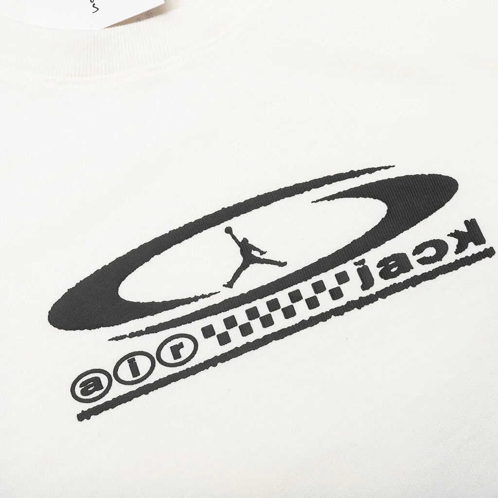 Women's Jordan x Travis Scott Baby Tee - Sail/Black - Image 3