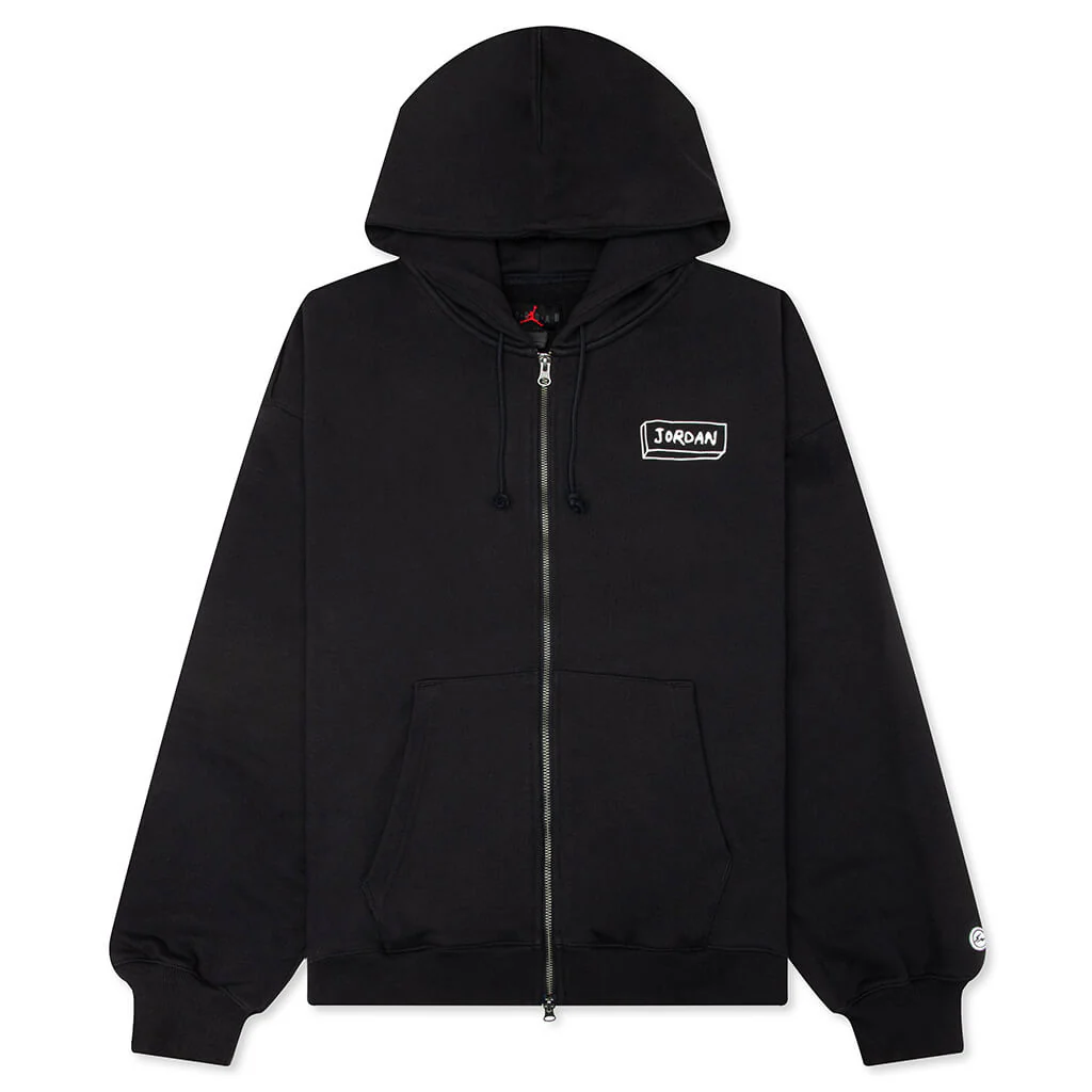 Jordan x Union x Fragment Full Zip Hoodie - Black/Sail