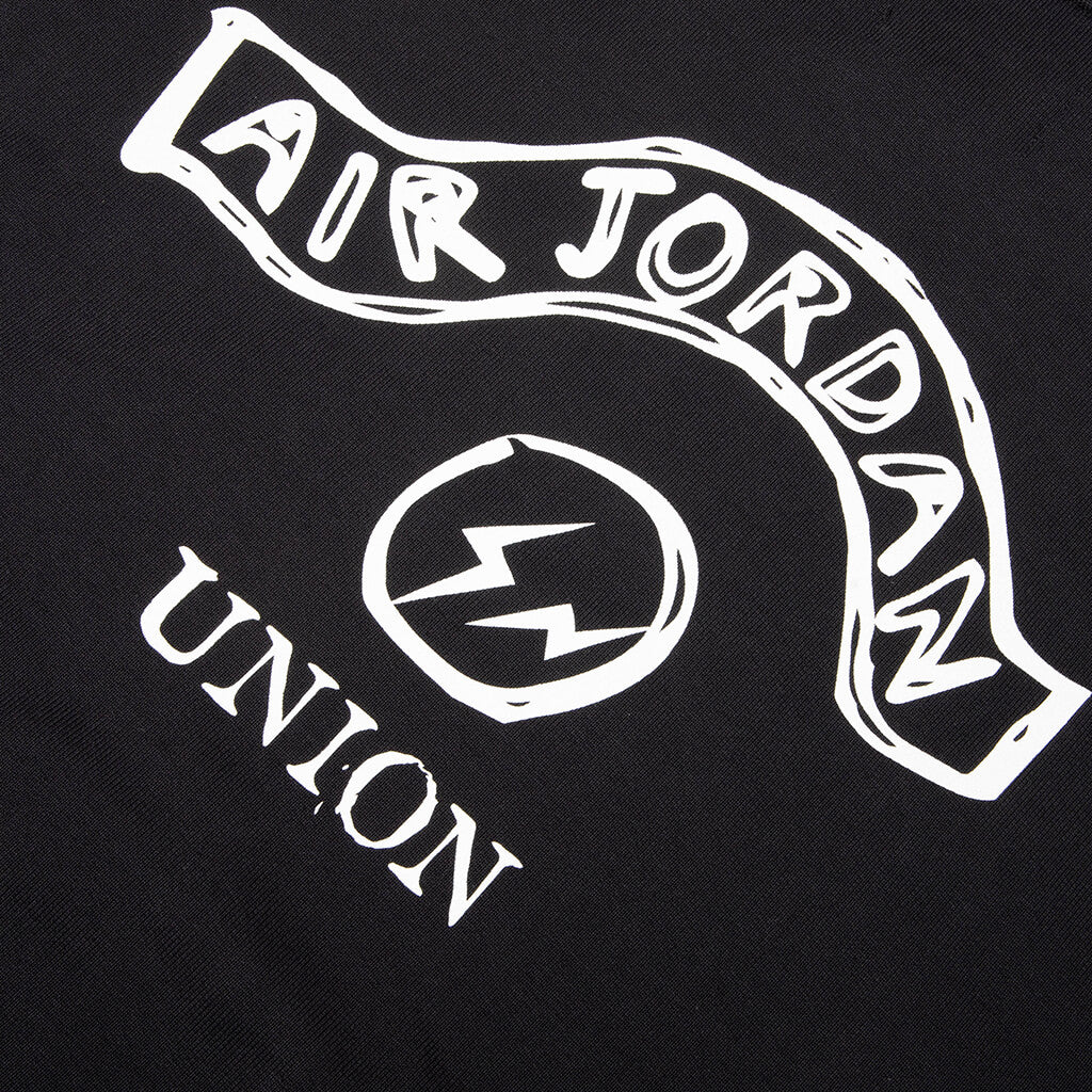 Jordan x Union x Fragment Full Zip Hoodie - Black/Sail - Image 5