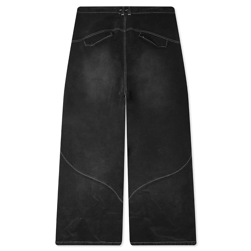 Sun Bleached Slant Pant - Washed Black - Image 2