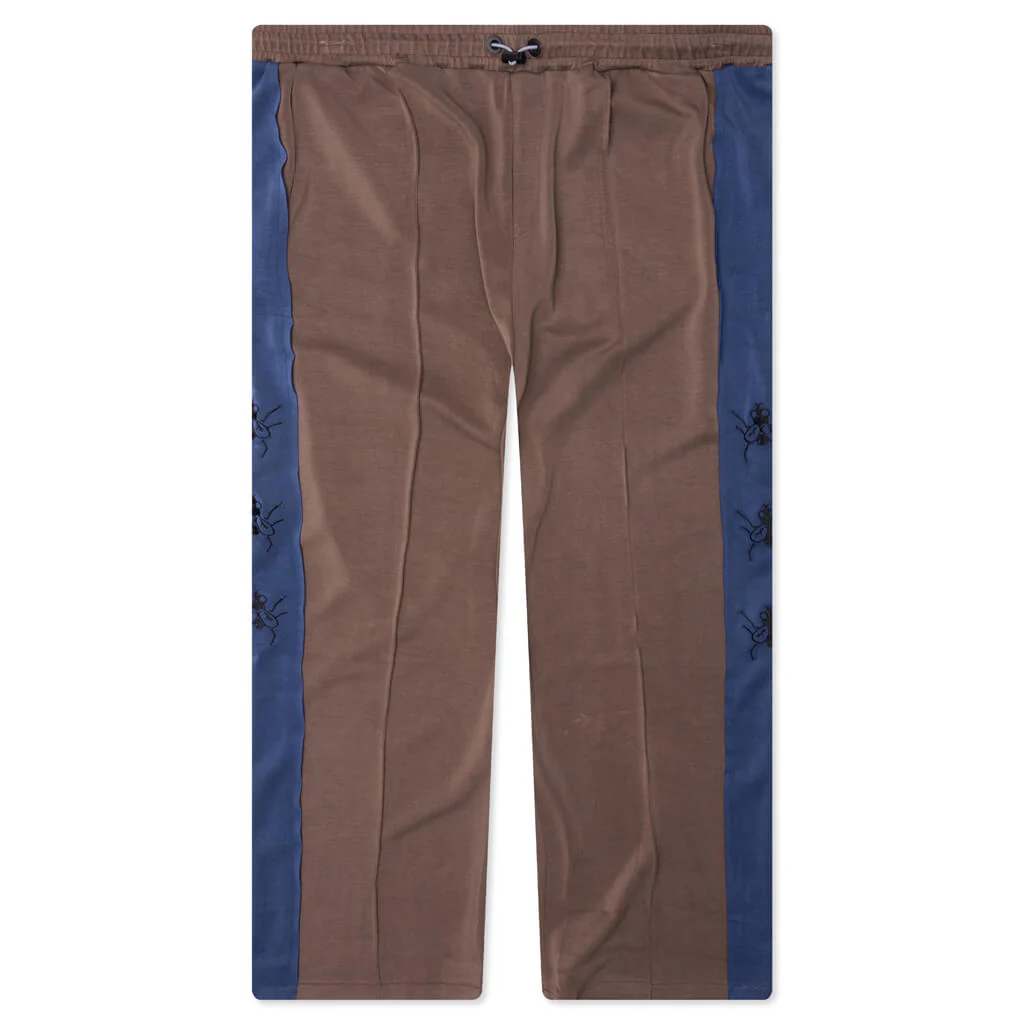 Flies Scuba Track Pant - Brown/Blue