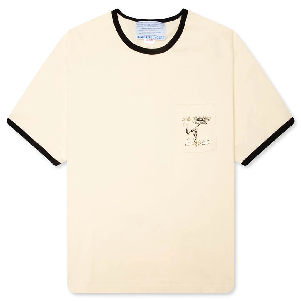 Fuck All To Do Ringer Tee - Birch