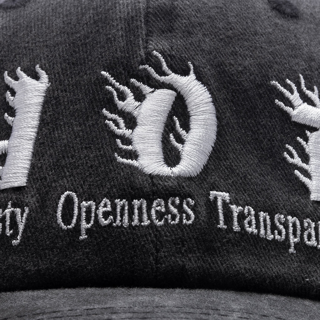 Hot Distressed Cap - Washed Black - Image 2