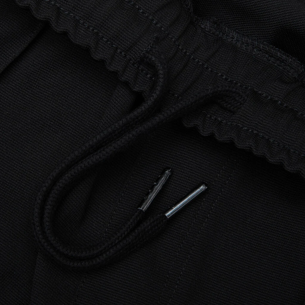 Knit Panel Shorts - Black/Green - Image 3