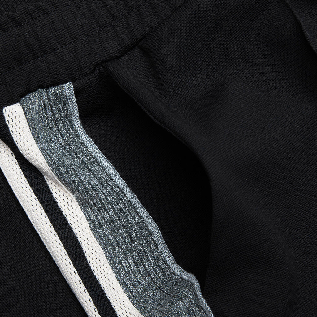 Knit Panel Shorts - Black/Green - Image 4