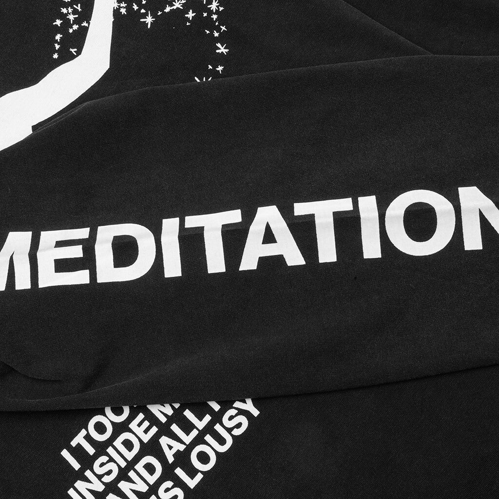 Meditation L/S Tee - Black - Image 4