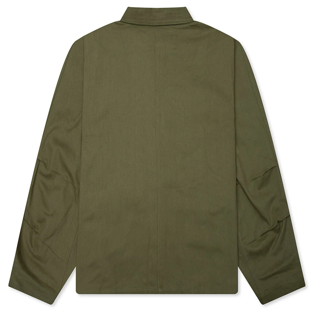 Pockets Boxy Jacket - Green - Image 2