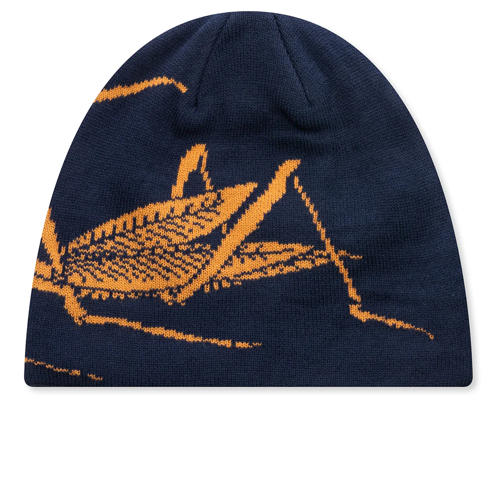 Praying Mantis Beanie - Navy Blue - Image 3
