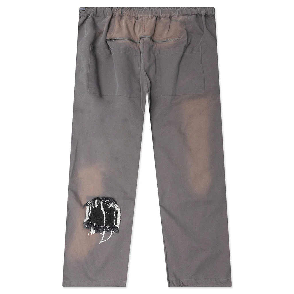 Repaired Butt Zip Pant - Grey - Image 2