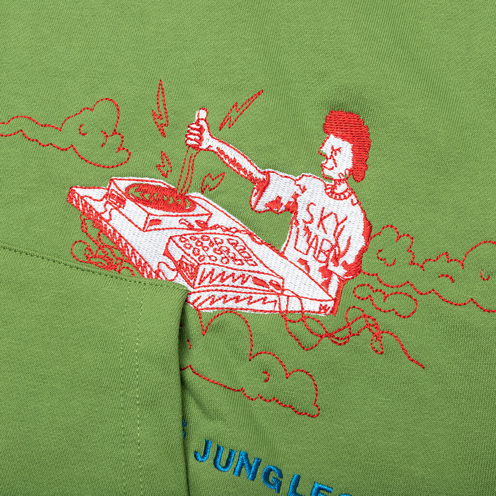 Skylab Radio Hoodie - Green - Image 4