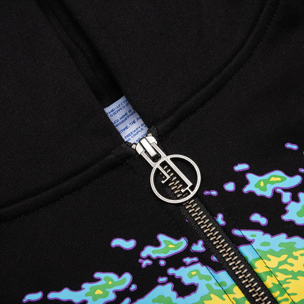 Spiralling Hoodie - Black - Image 3