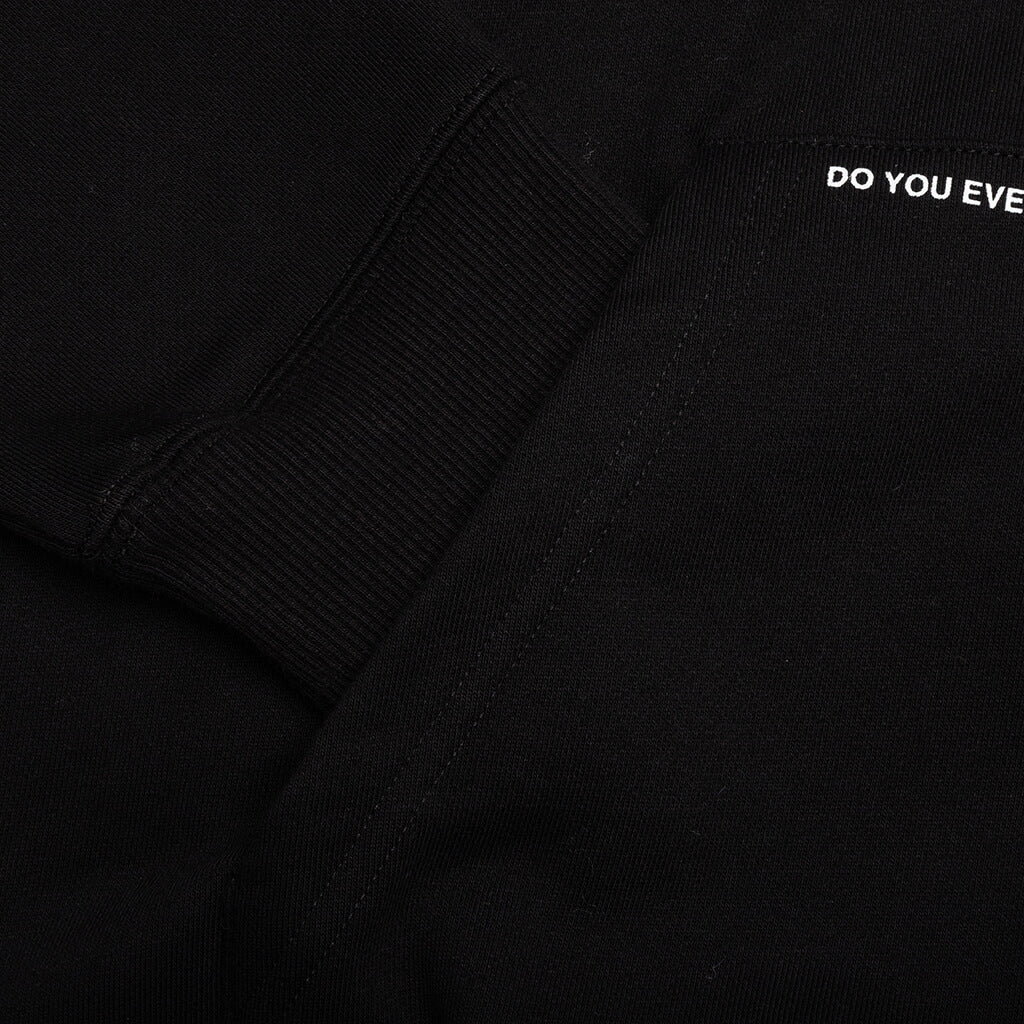 Spiralling Hoodie - Black - Image 5