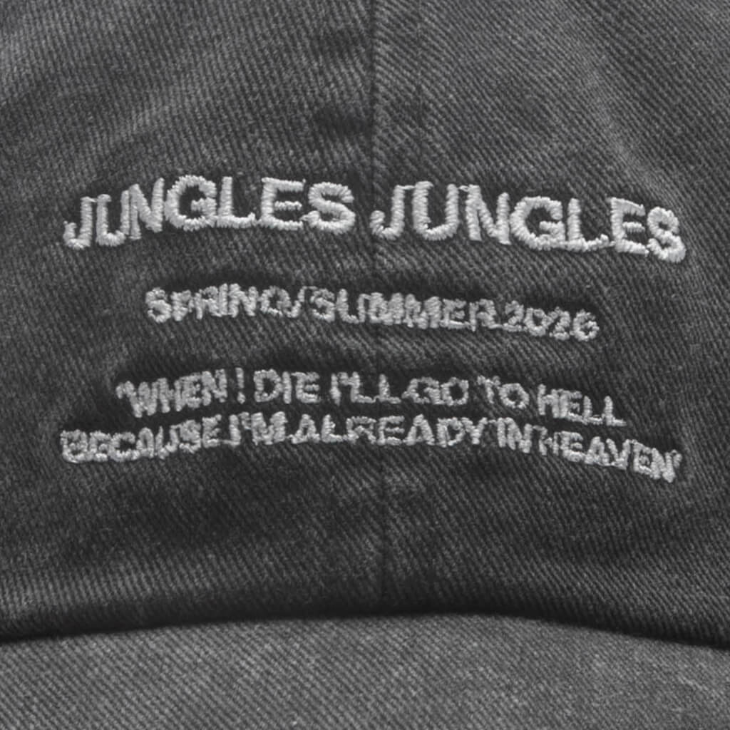 Spring Summer Cap - Washed Black - Image 4