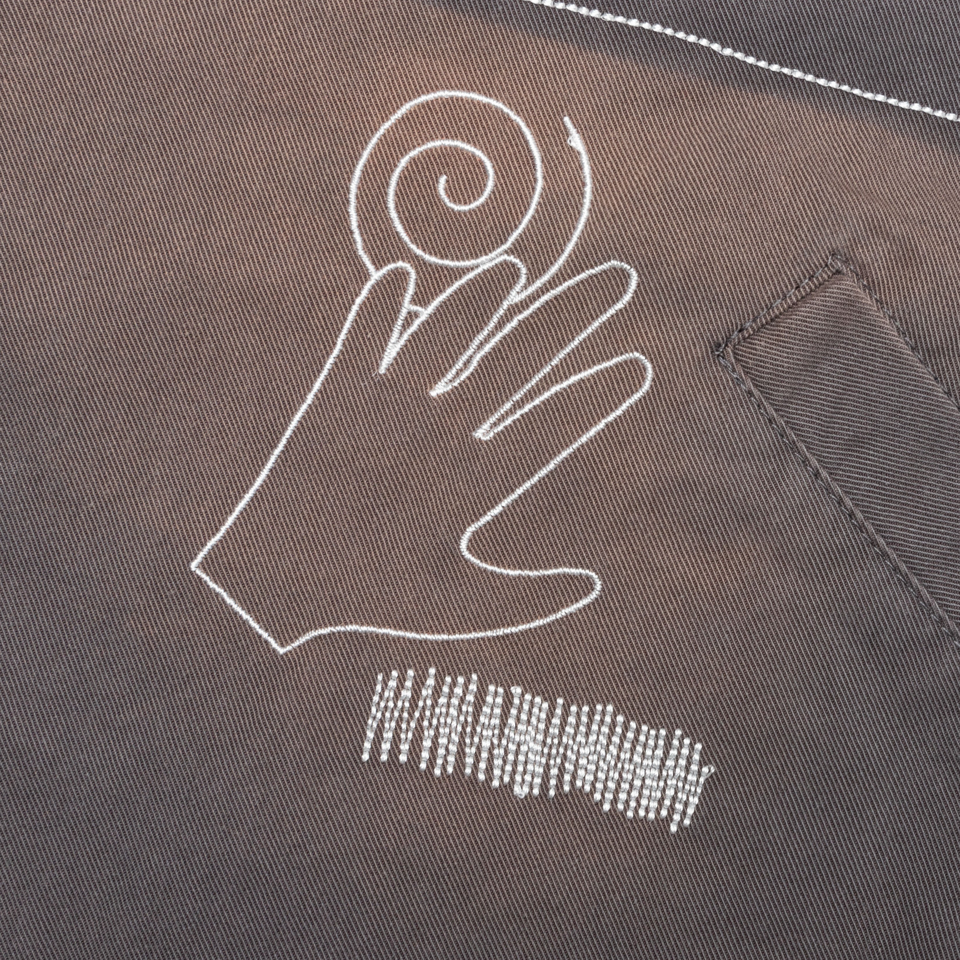 Sunbleached Trucker Jacket - Grey - Image 5