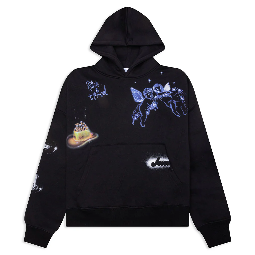 Test Print 2 Hoodie - Black