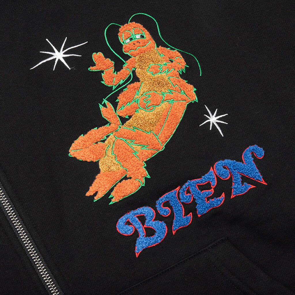 Todo Bien Zip Hoodie - Black - Image 5